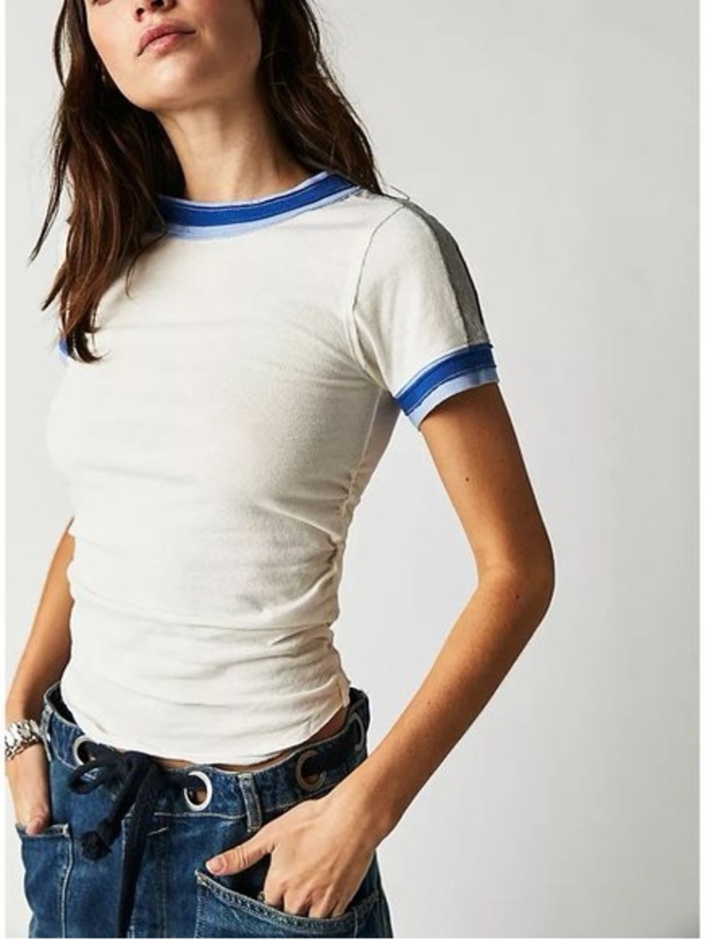 Free People Sporty Mix Tee